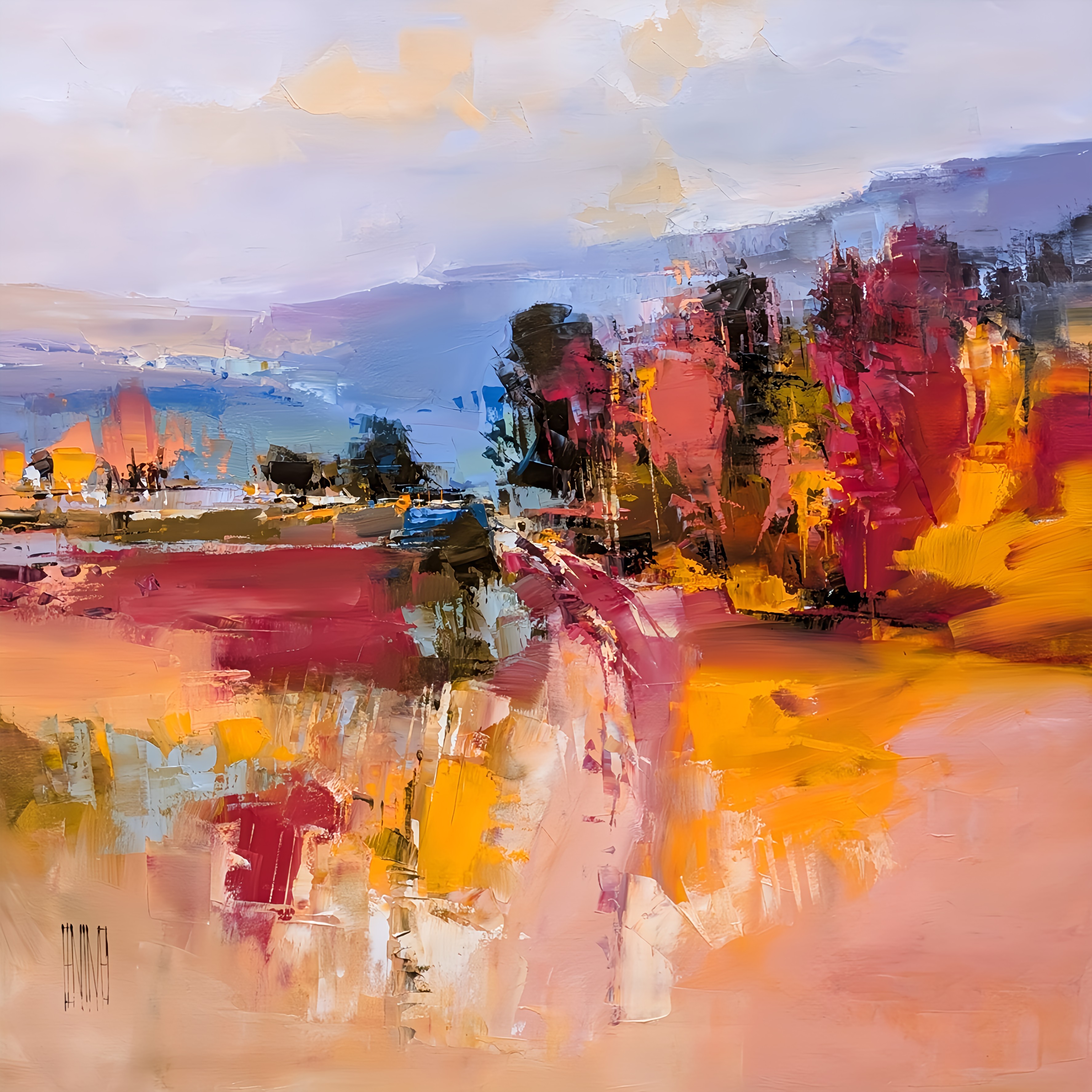 Autumn warmth 40x40 inches