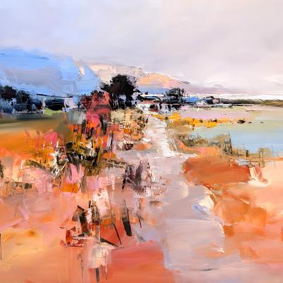 The meadows by the sea 30x40 inches