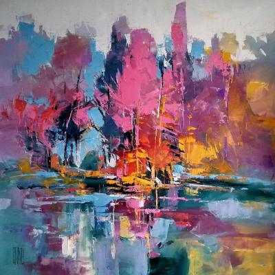 along the reflections 35x35