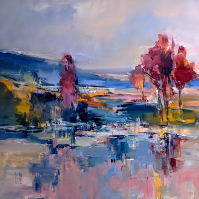 The shore after the rain 48x48